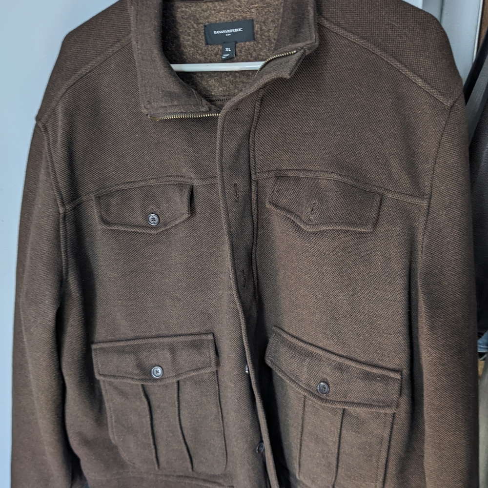 Men's Brown Wool Jacket